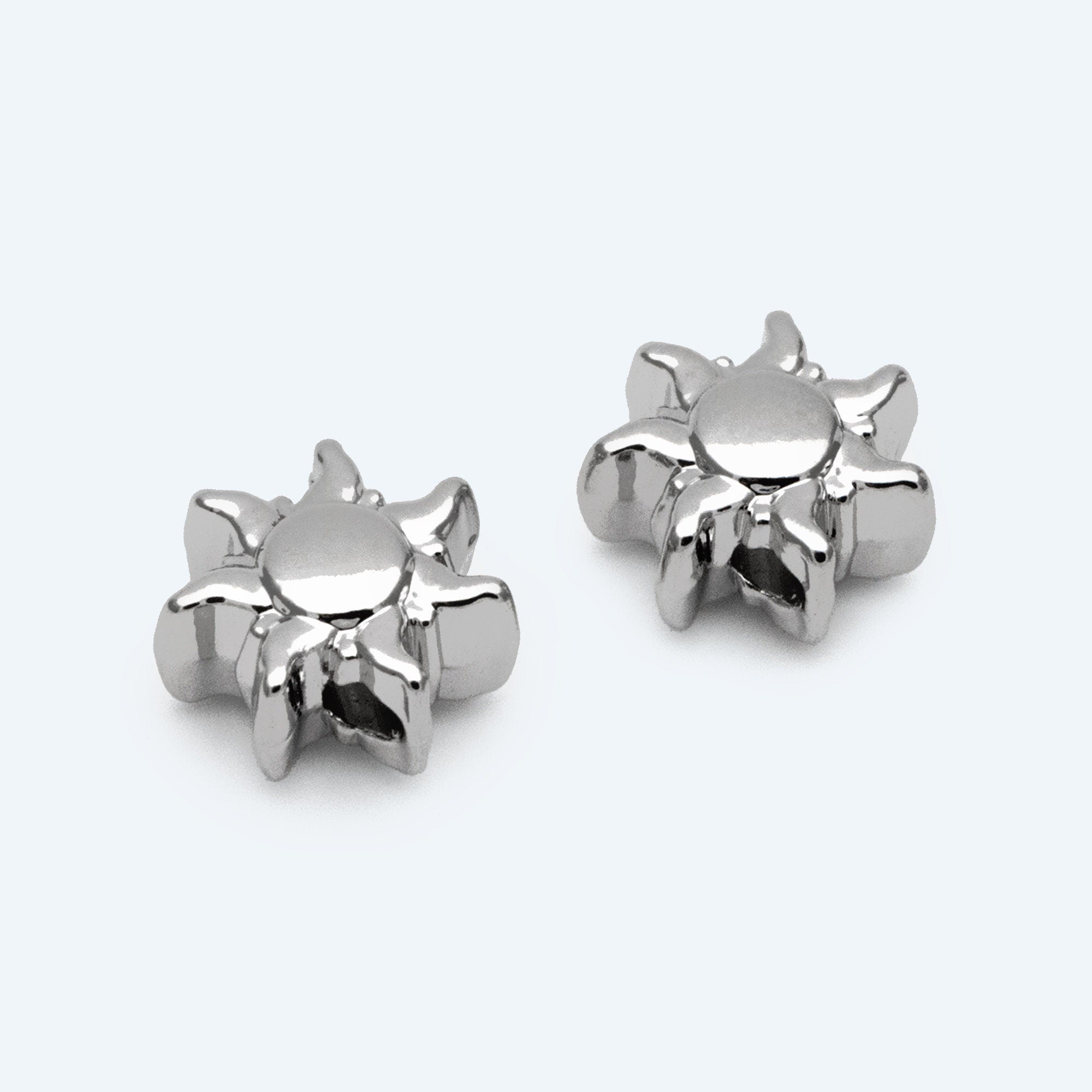 10pcs Gold/ Silver Sun Beads, Metal Beads, Gold/ Rhodium plated Brass Spacer Beads (GB-2964-A)